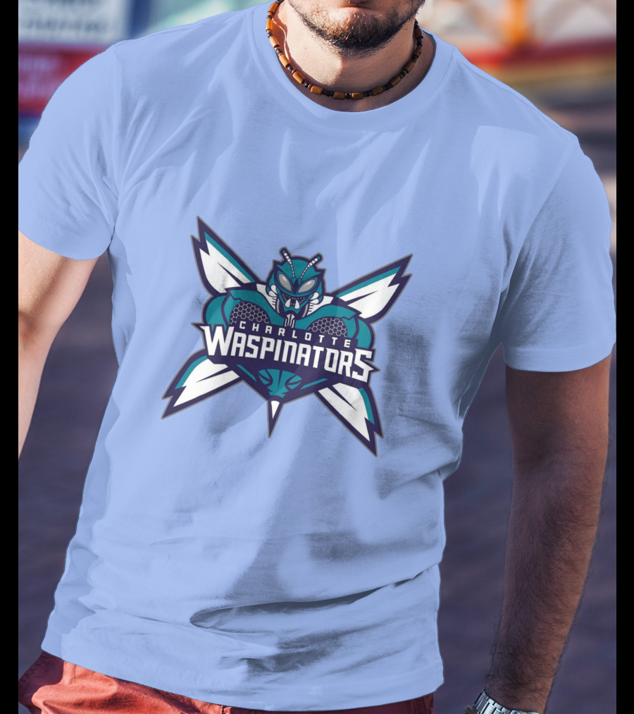 Charlotte Waspinators NBA Basketball Team T-Shirt