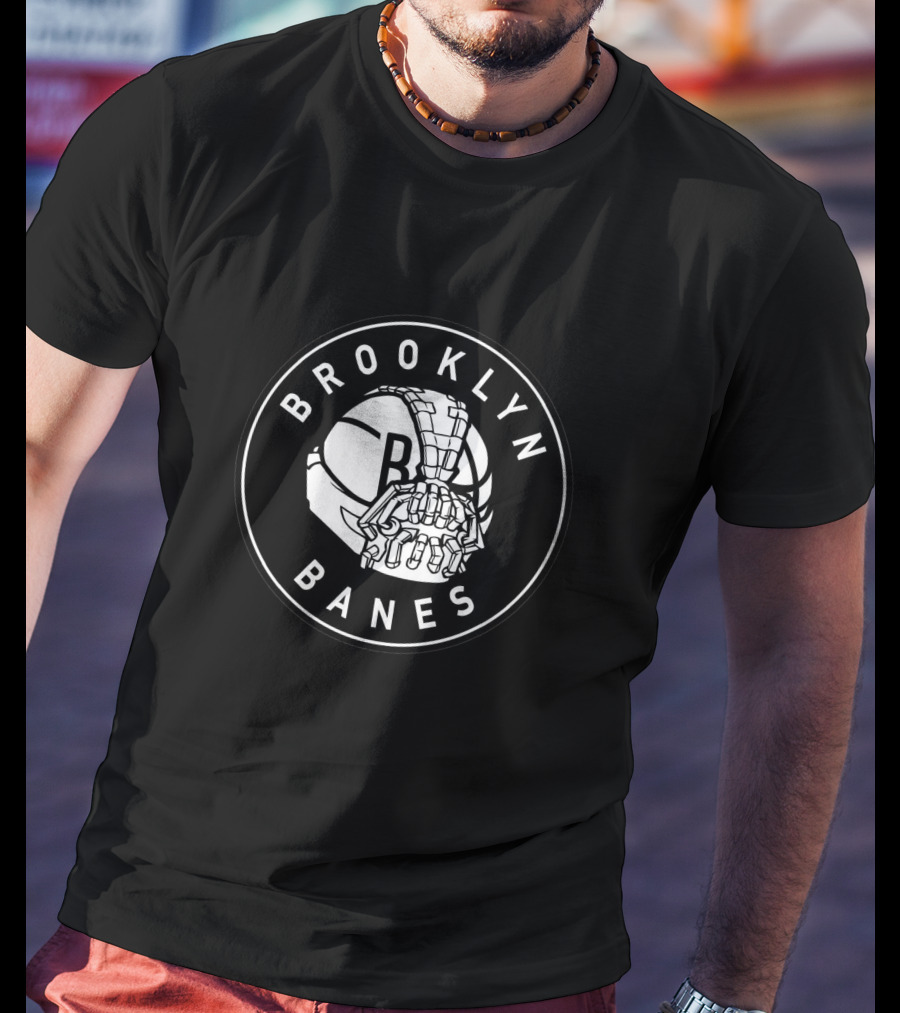 Brooklyn Banes Basketball Mask Emblem T-Shirt