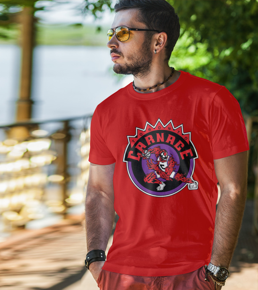 Toronto Carnage NBA Venomous Slam Dunk Apex T-Shirt
