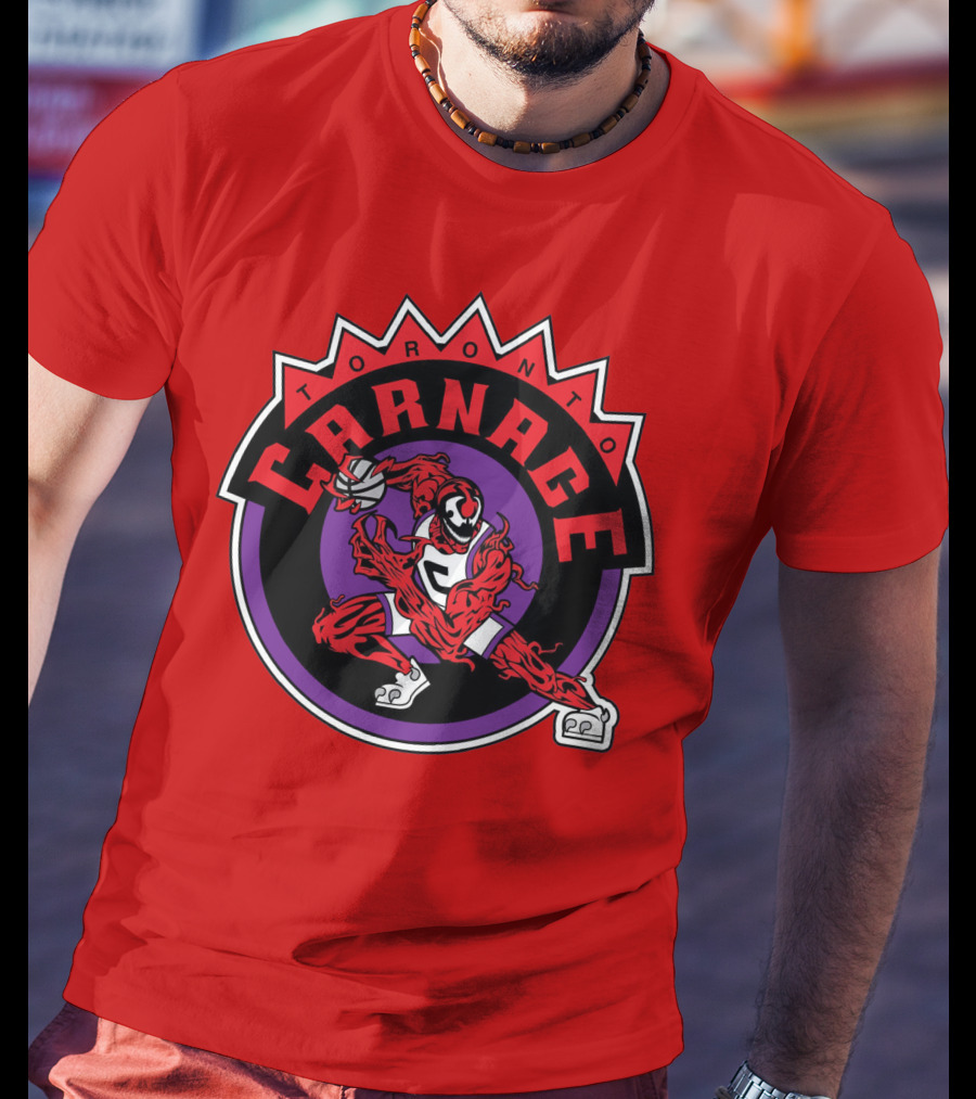 Toronto Carnage NBA Venomous Slam Dunk Apex T-Shirt