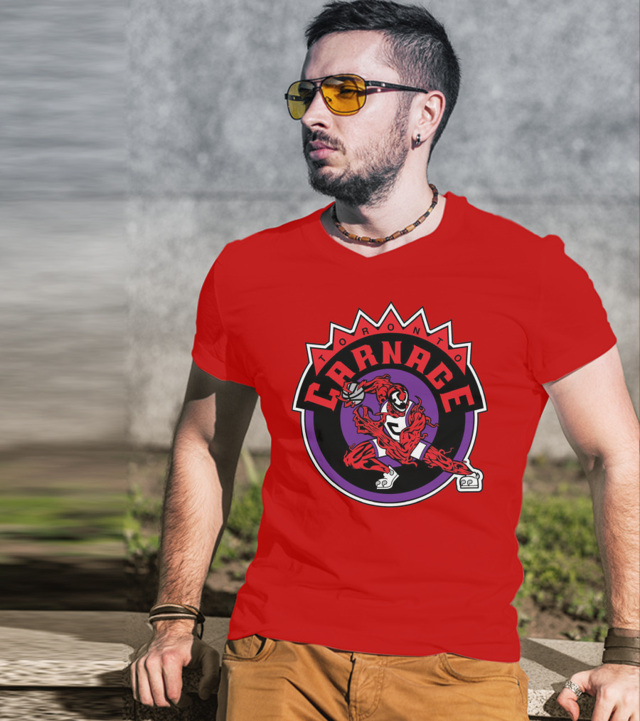 Toronto Carnage NBA Venomous Slam Dunk Apex T-Shirt