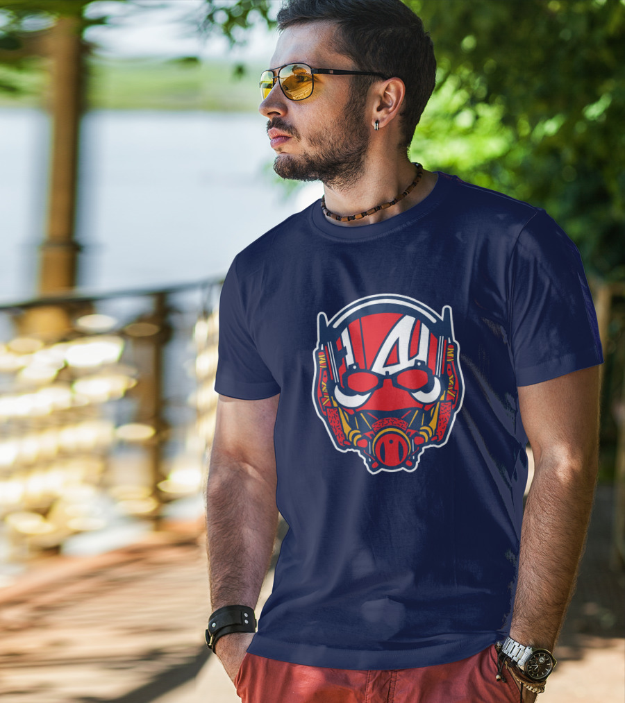 Atlanta Antman Braves Mlb Mashup T-Shirt