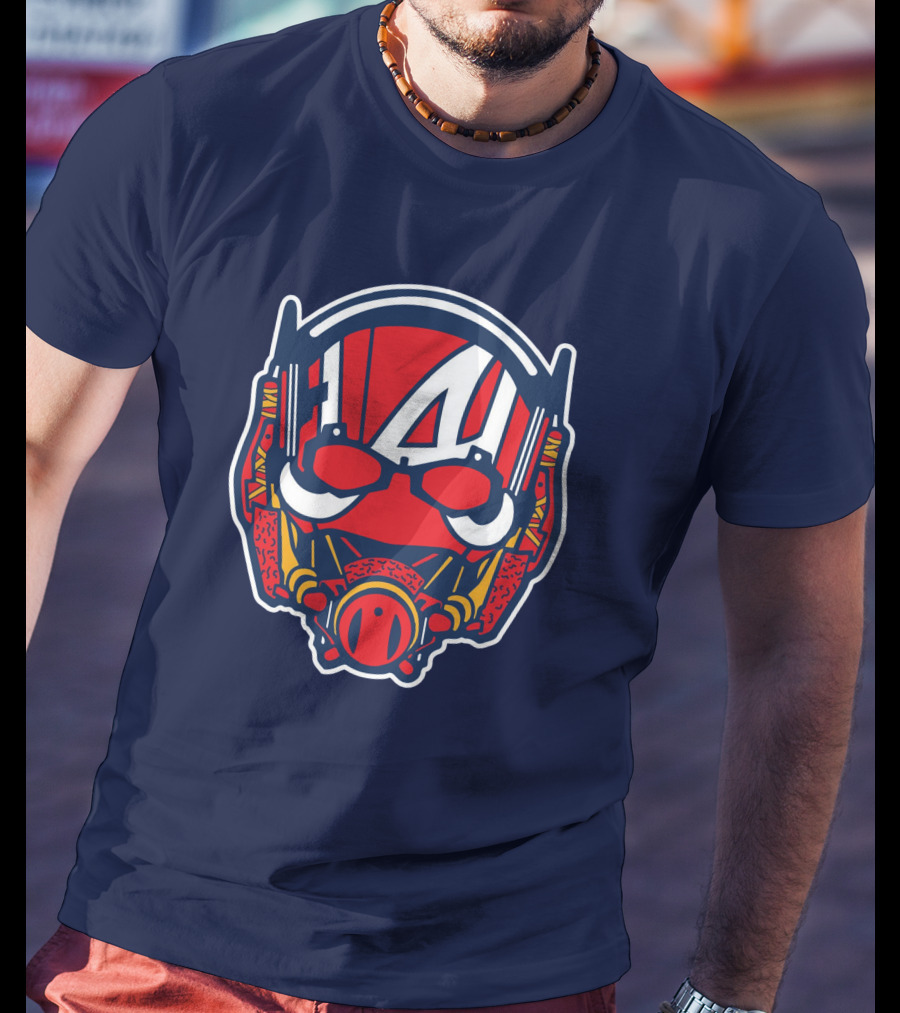 Atlanta Antman Braves Mlb Mashup T-Shirt