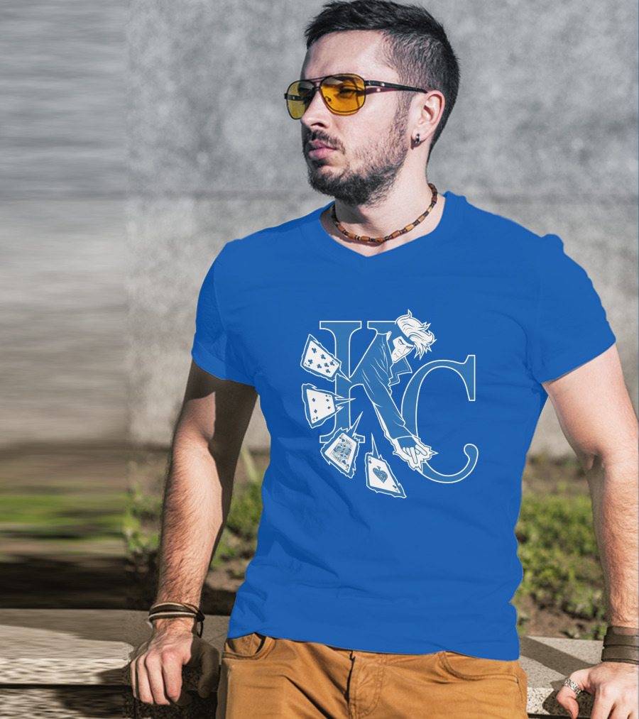 Kansas City Gambits MLB Playing Cards KC T-Shirt