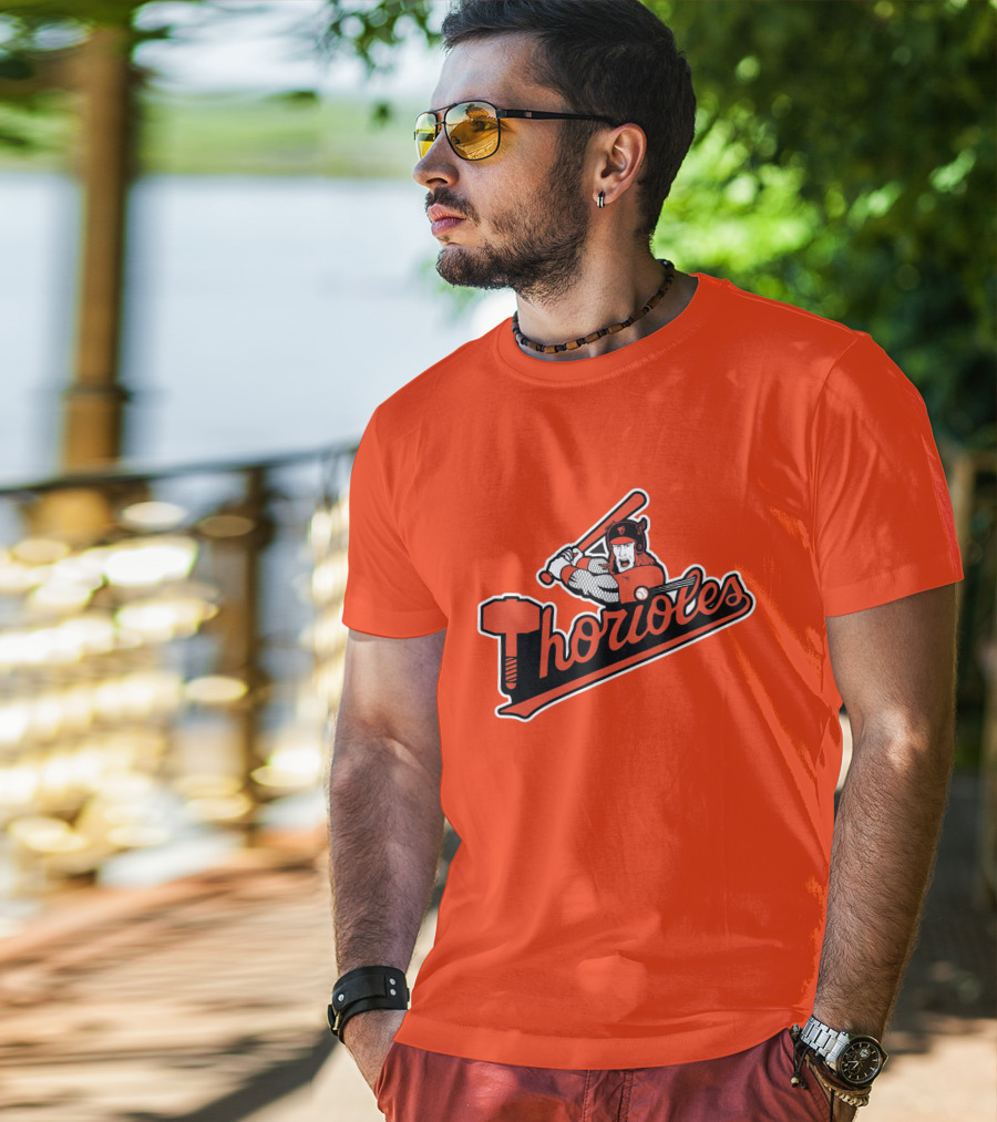 Baltimore Thorioles MLB Thor Baseball T-Shirt