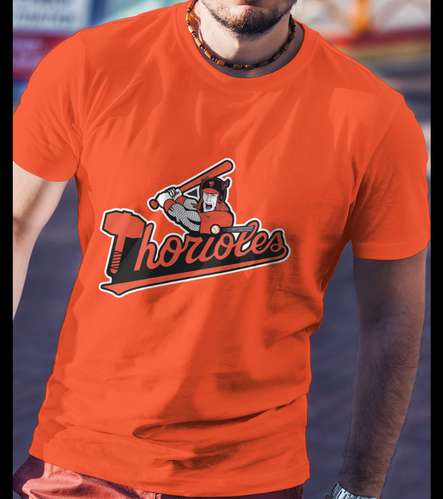 Baltimore Thorioles MLB Thor Baseball T-Shirt
