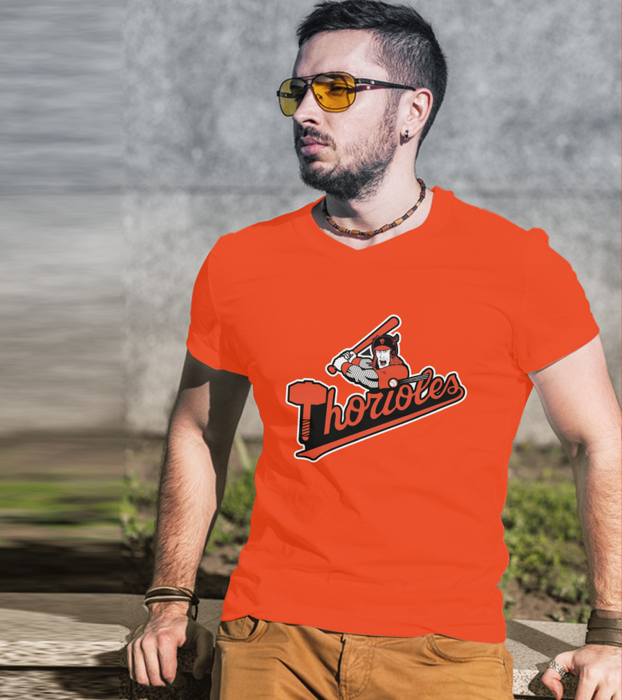 Baltimore Thorioles MLB Thor Baseball T-Shirt