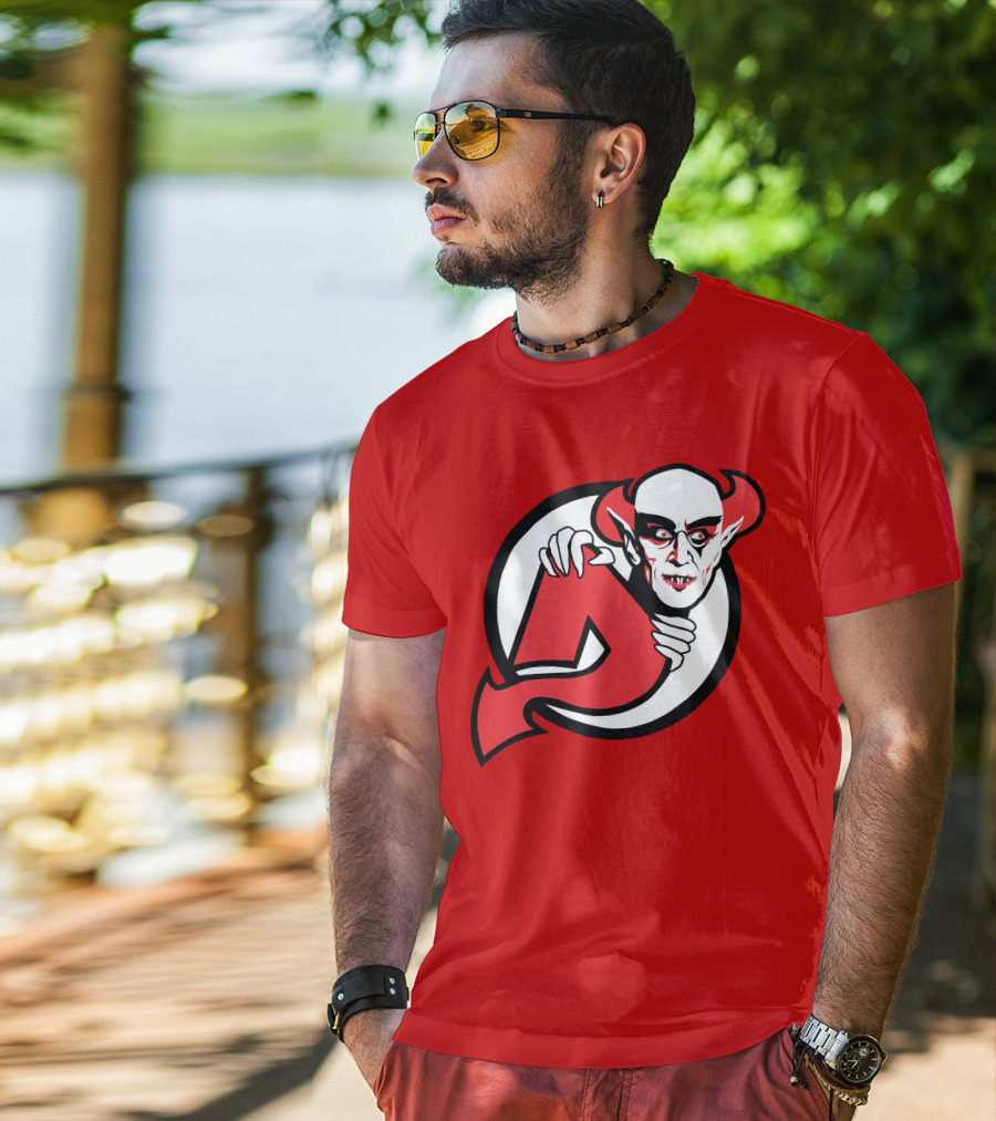 New Jersey Devils Nosferatu NHL T-Shirt