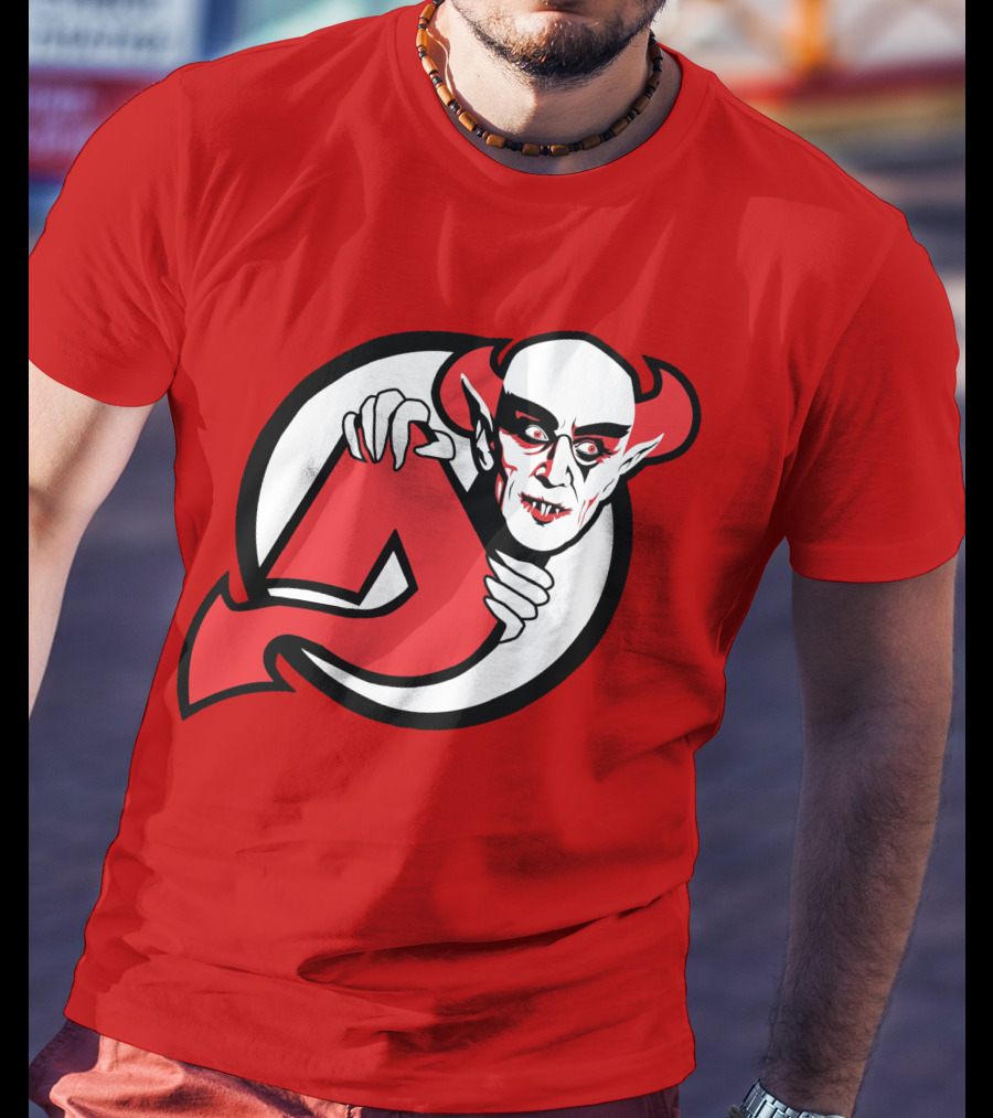 New Jersey Devils Nosferatu NHL T-Shirt
