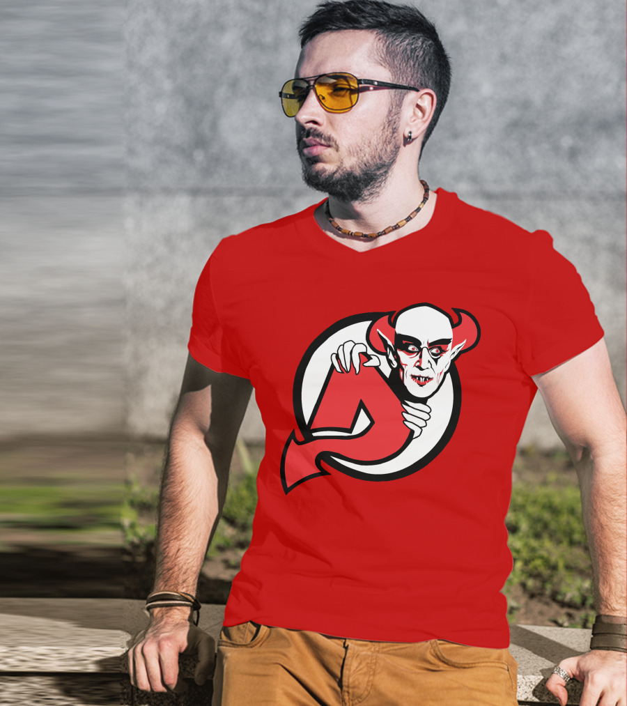 New Jersey Devils Nosferatu NHL T-Shirt