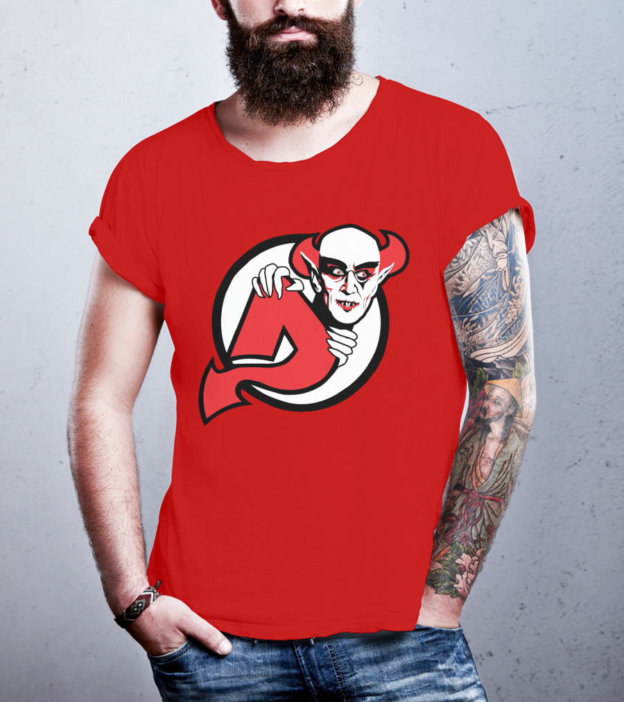 New Jersey Devils Nosferatu NHL T-Shirt