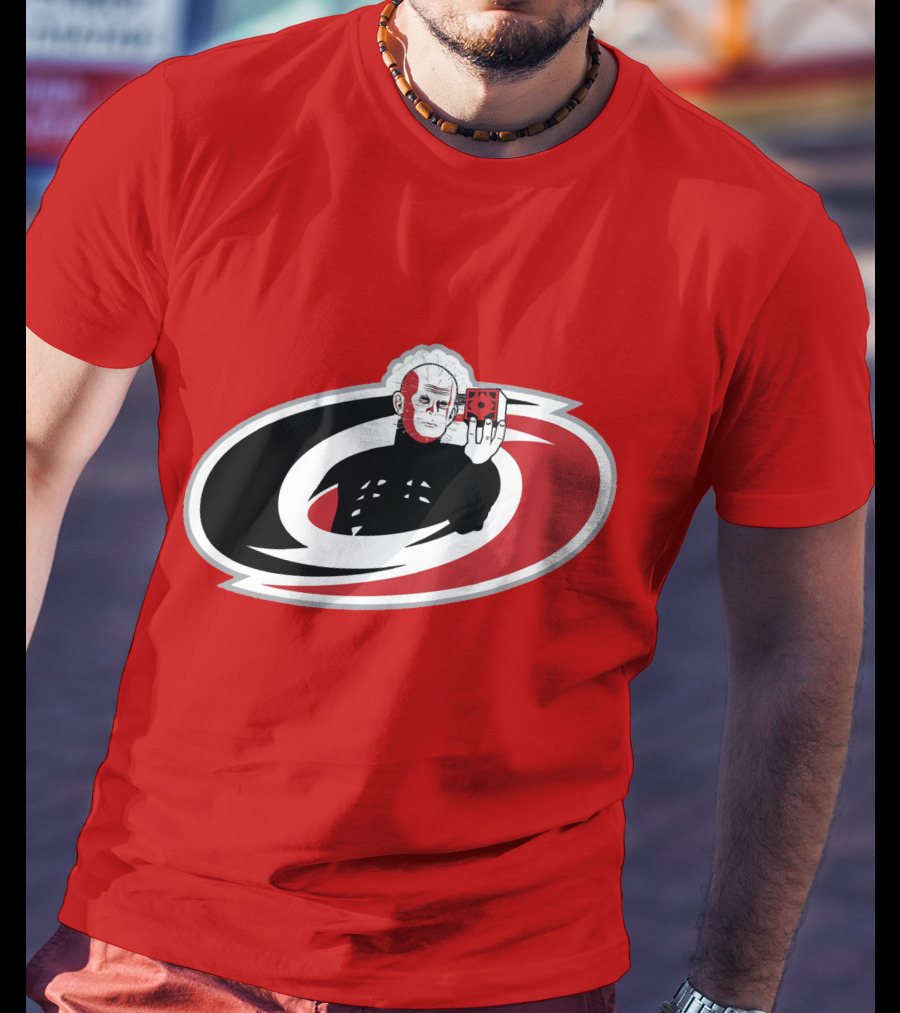 Carolina Hellraisers NHL Horror-Themed Hockey T-Shirt