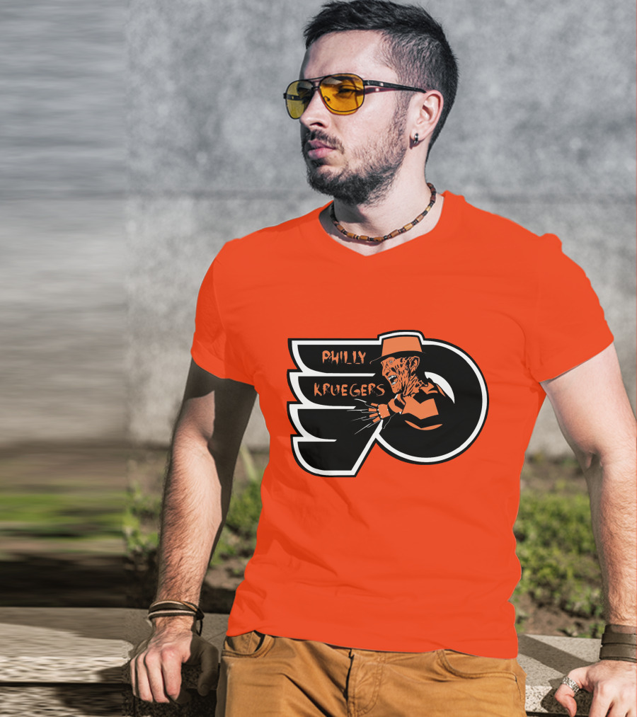 Philly Kruegers NHL Horror Hockey Fusion T-Shirt