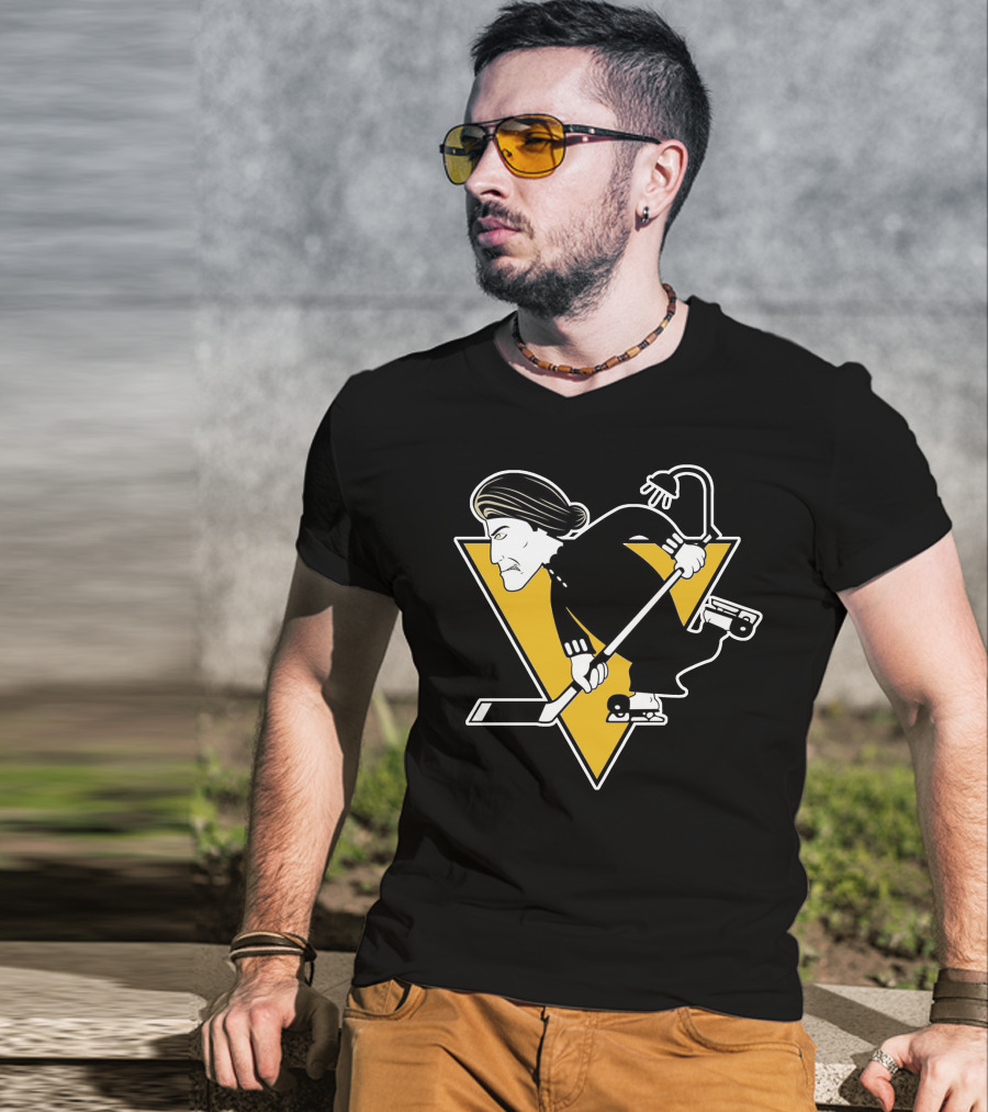 Pittsburgh Norman Bates Hockey T-Shirt