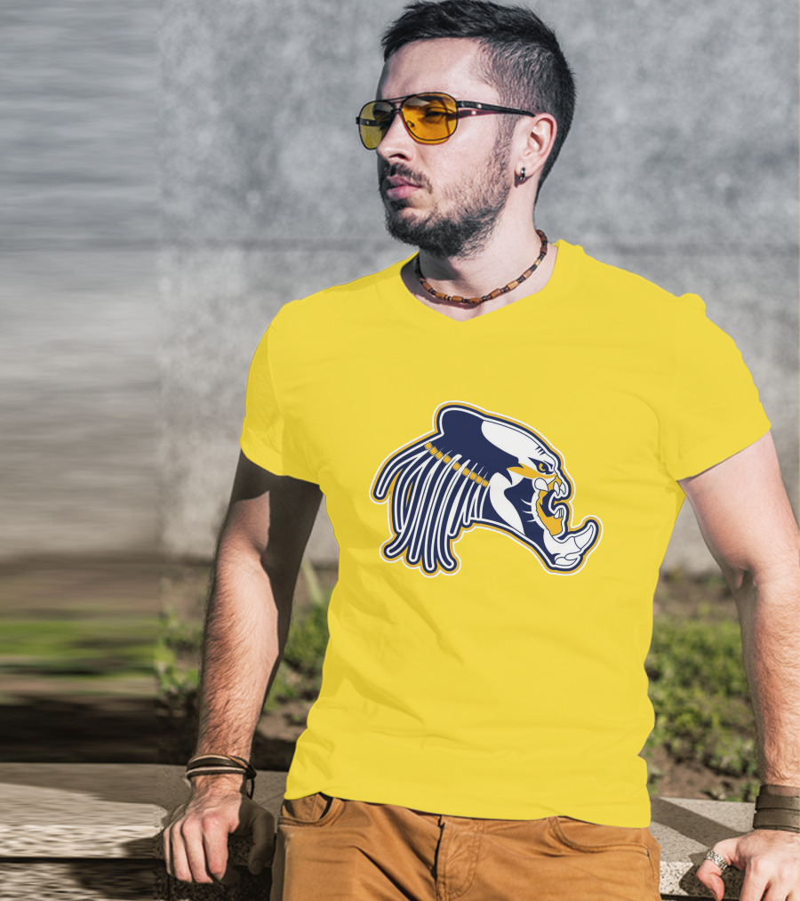 Nashville Predators Logo Iconic Saber-Tooth Tiger Head T-Shirt