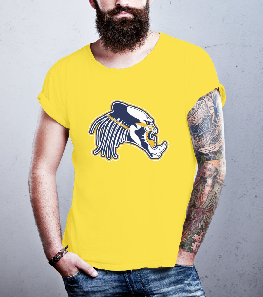 Nashville Predators Logo Iconic Saber-Tooth Tiger Head T-Shirt