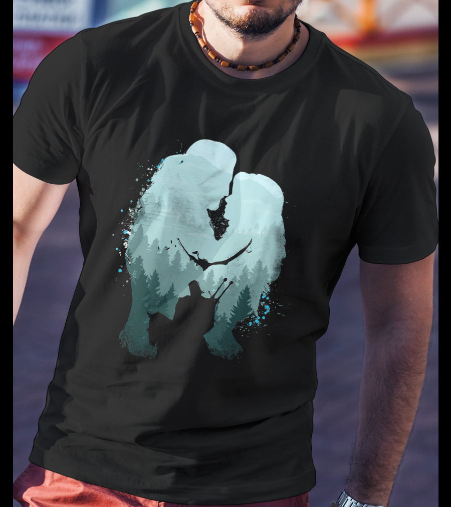 Wild Forces Hunter's Journey In Forest T-Shirt