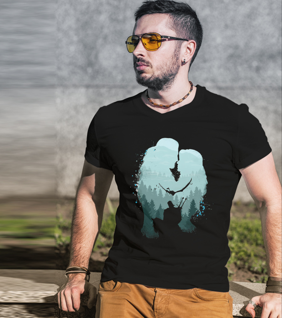 Wild Forces Hunter's Journey In Forest T-Shirt