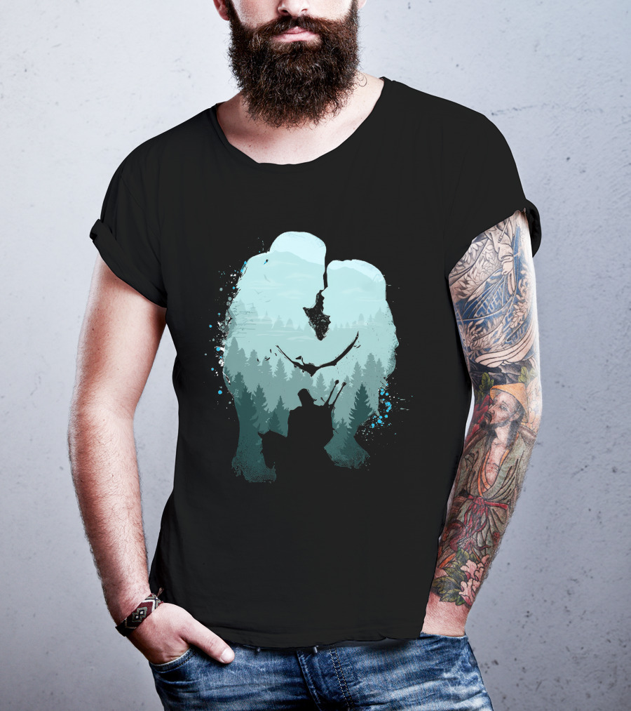 Wild Forces Hunter's Journey In Forest T-Shirt