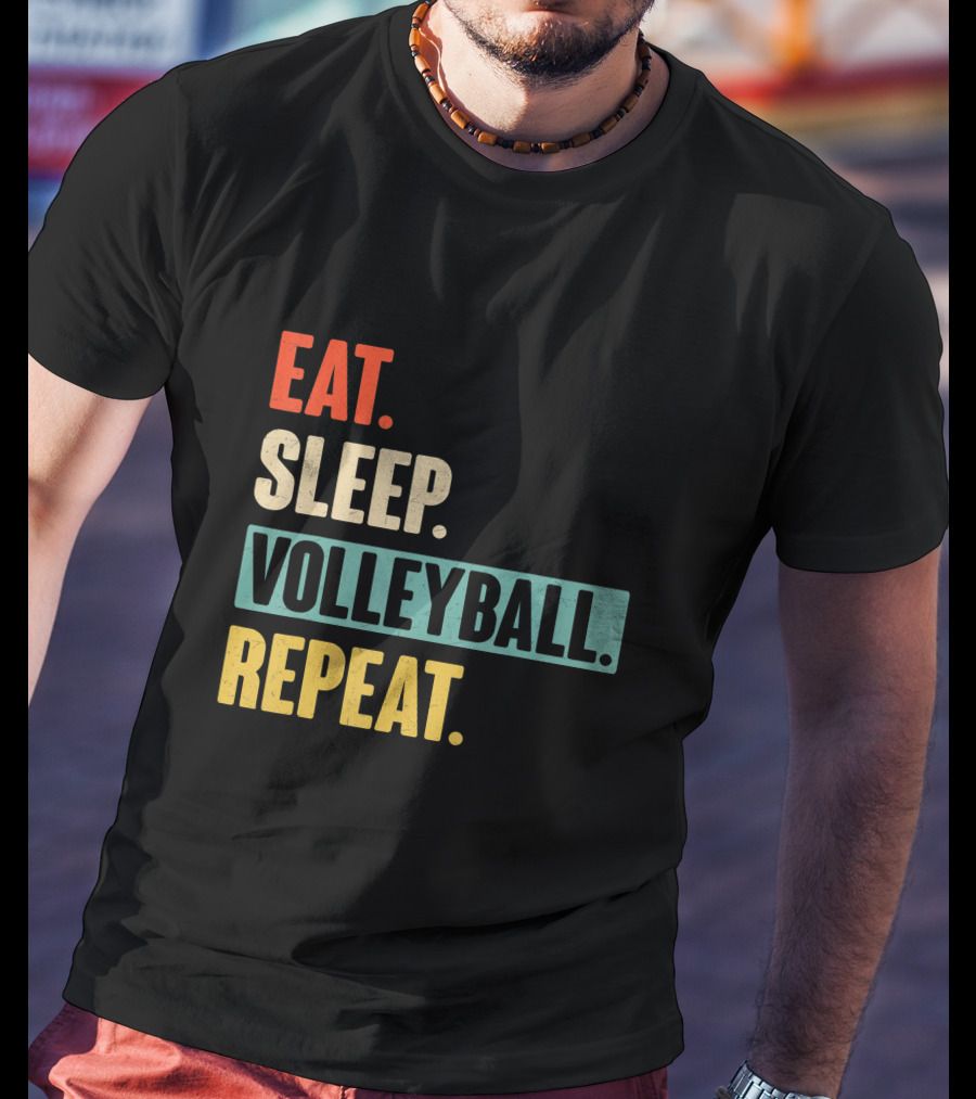 Eat Sleep Volleyball Repeat Vintage Volleyball Classic T-Shirt