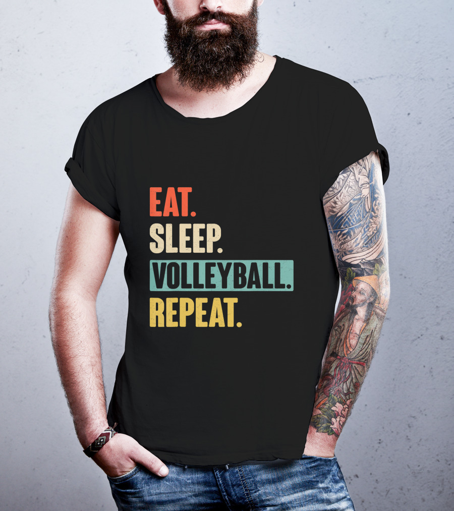 Eat Sleep Volleyball Repeat Vintage Volleyball Classic T-Shirt