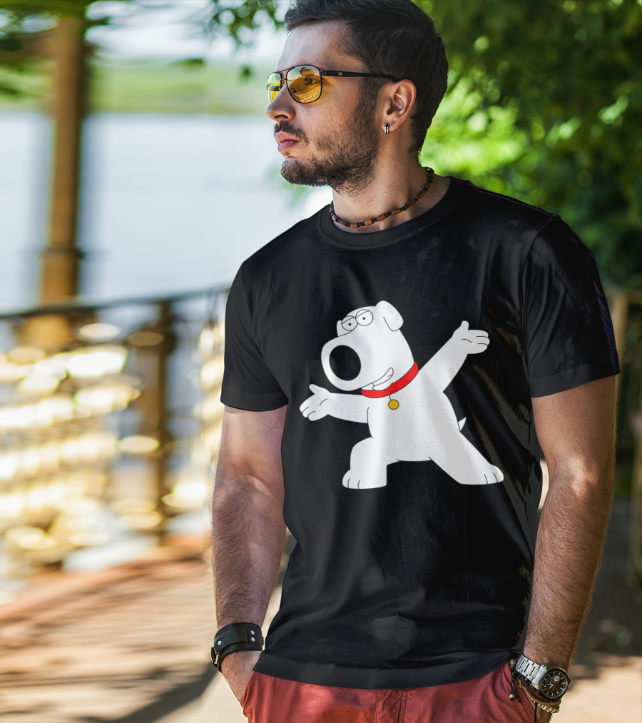 Brian Griffin Family Guy Dance Pose T-Shirt