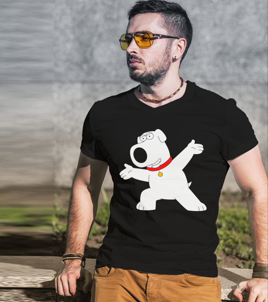 Brian Griffin Family Guy Dance Pose T-Shirt