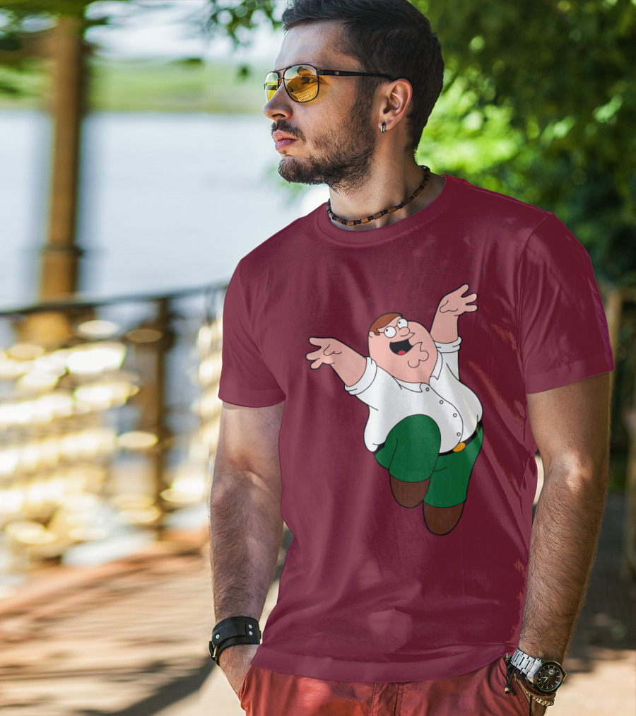 Peter Griffin Jumping Pose Family Guy T-Shirt