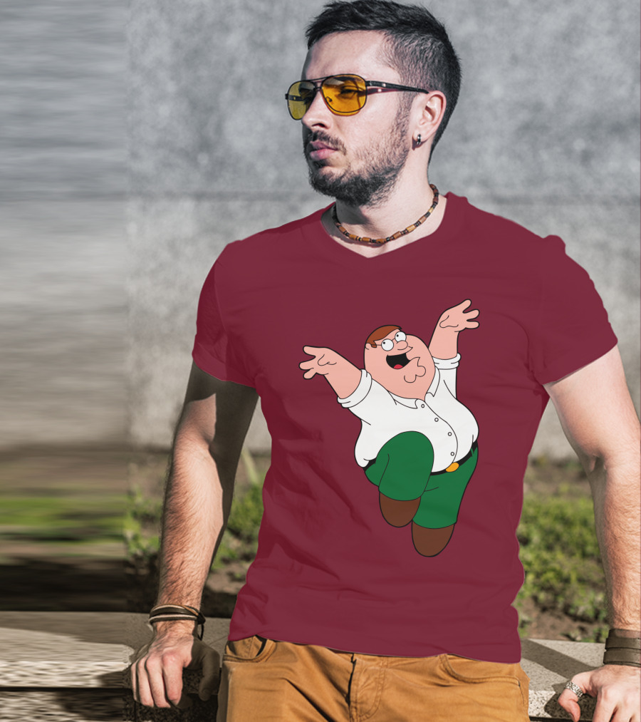 Peter Griffin Jumping Pose Family Guy T-Shirt