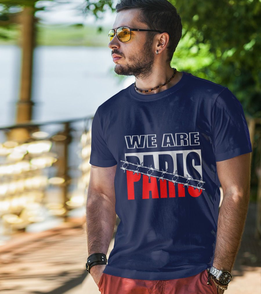 WE ARE PARIS Barbed Wire T-Shirt