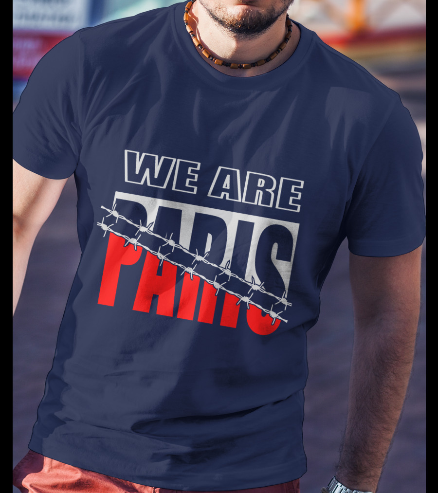 WE ARE PARIS Barbed Wire T-Shirt