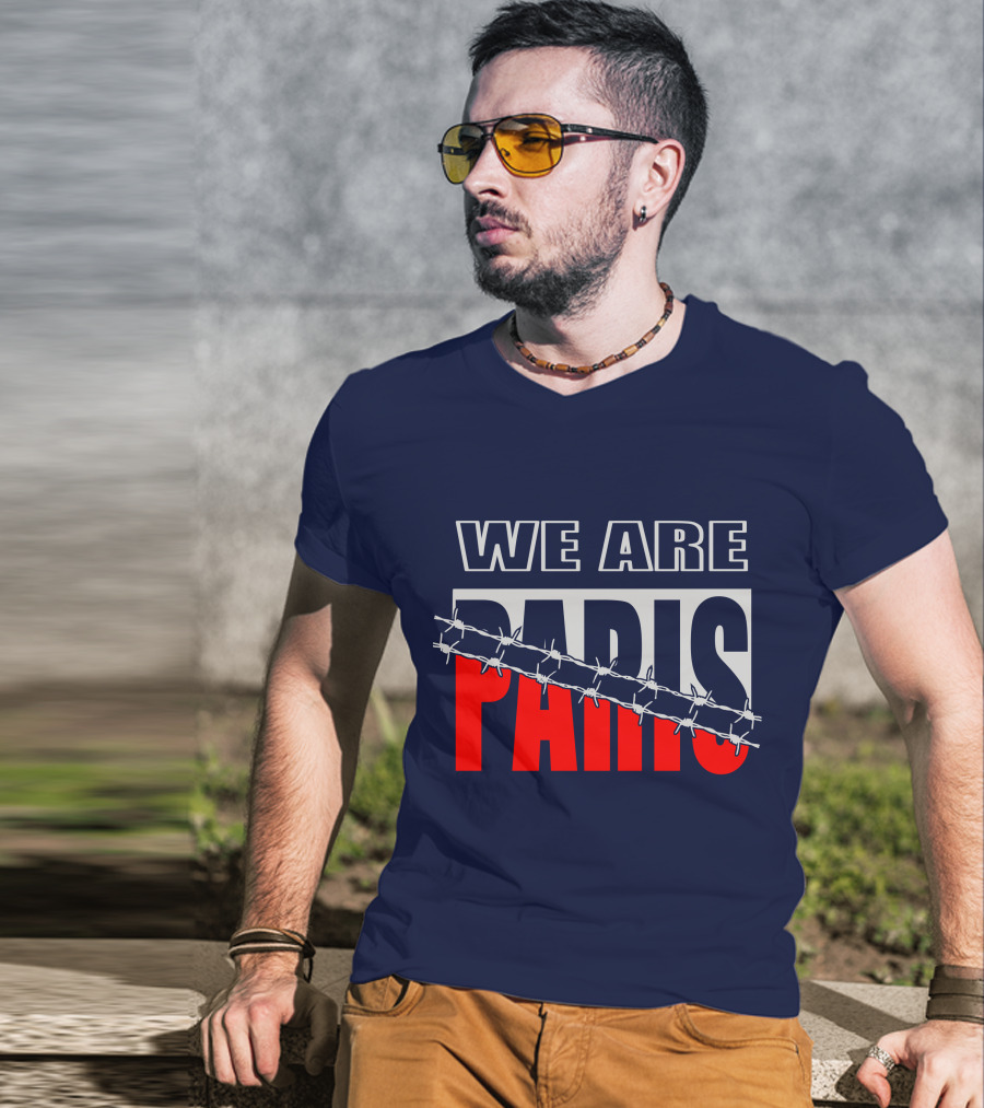 WE ARE PARIS Barbed Wire T-Shirt