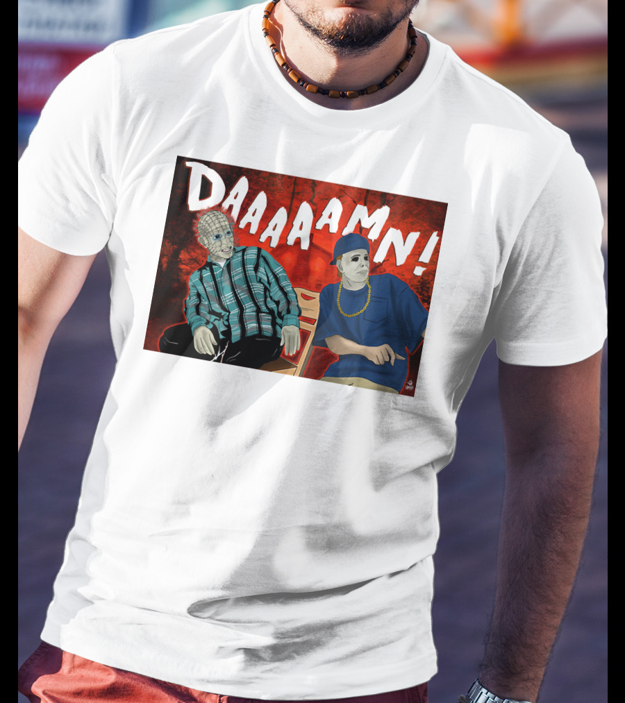 Daaaamn Horror Parody Friday Movie Scene T-Shirt
