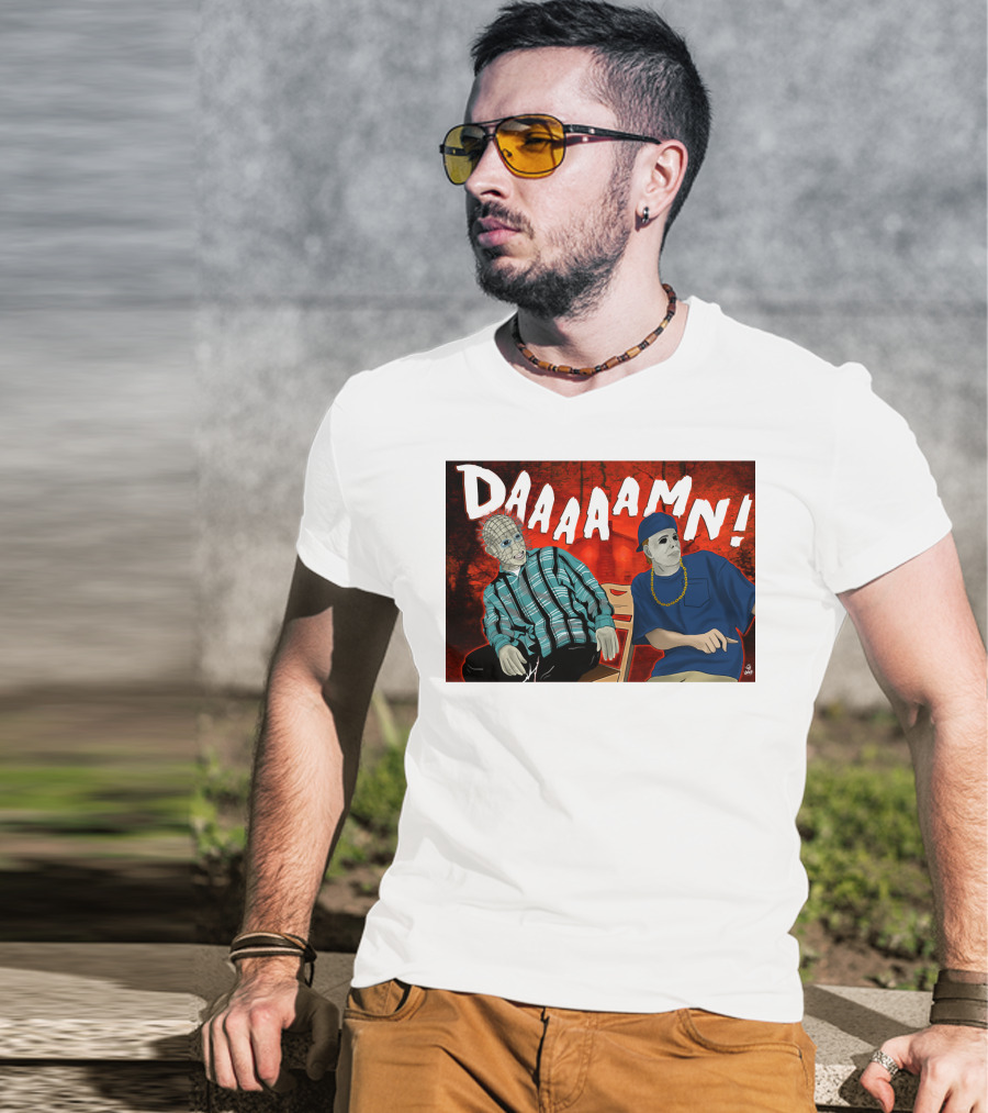 Daaaamn Horror Parody Friday Movie Scene T-Shirt