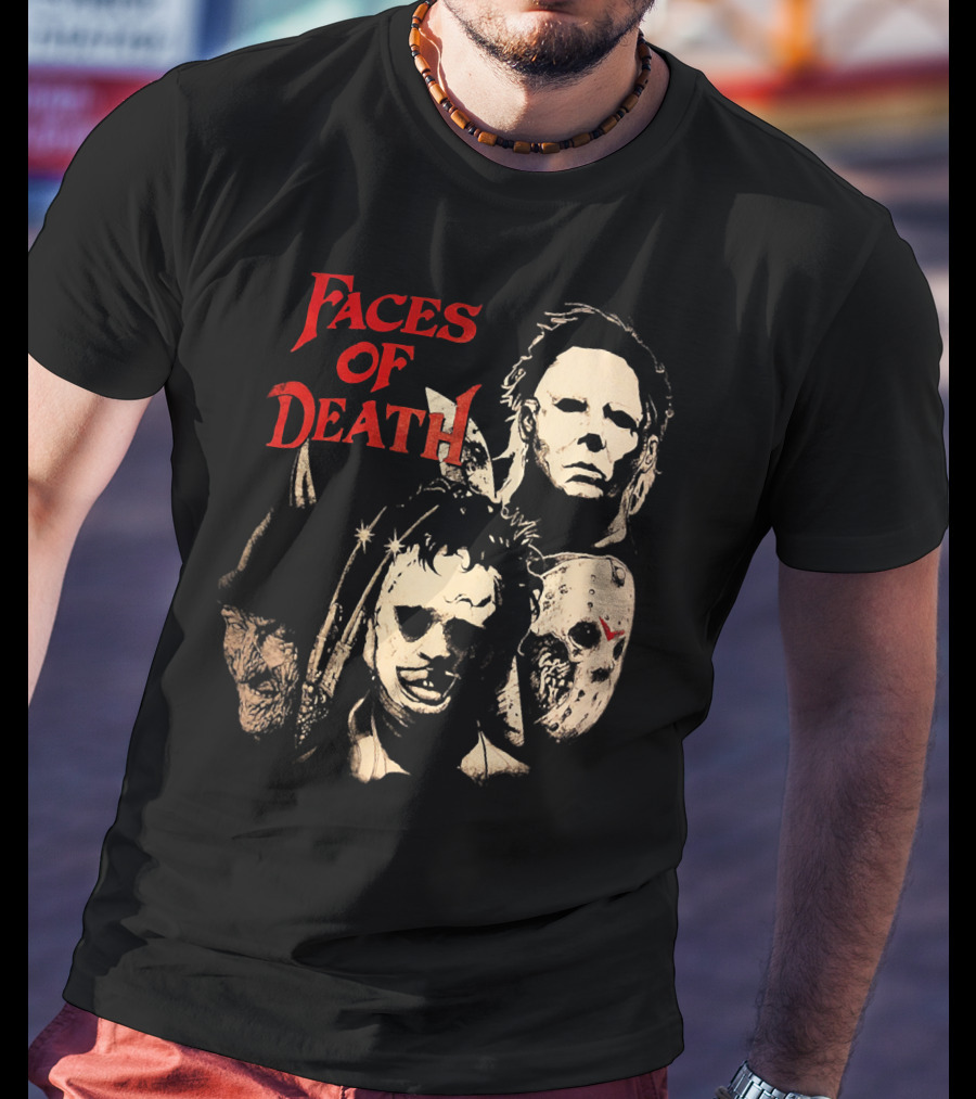 Faces Of Death Michael Myers Horror Icons T-Shirt