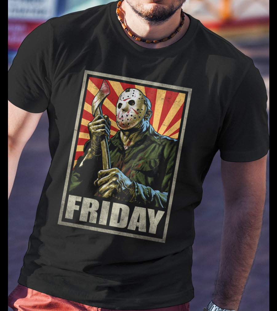 Jason Voorhees Friday Retro Horror T-Shirt