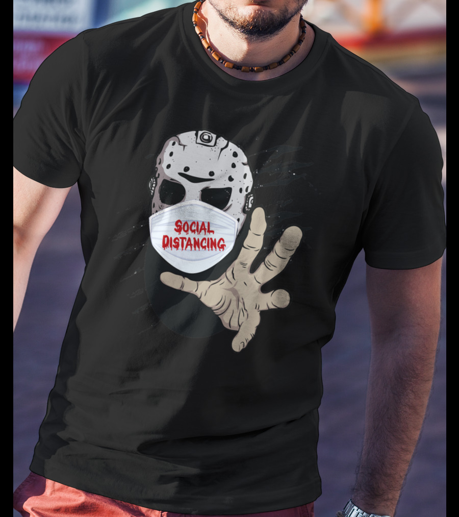 Jason Mask Social Distancing T-Shirt