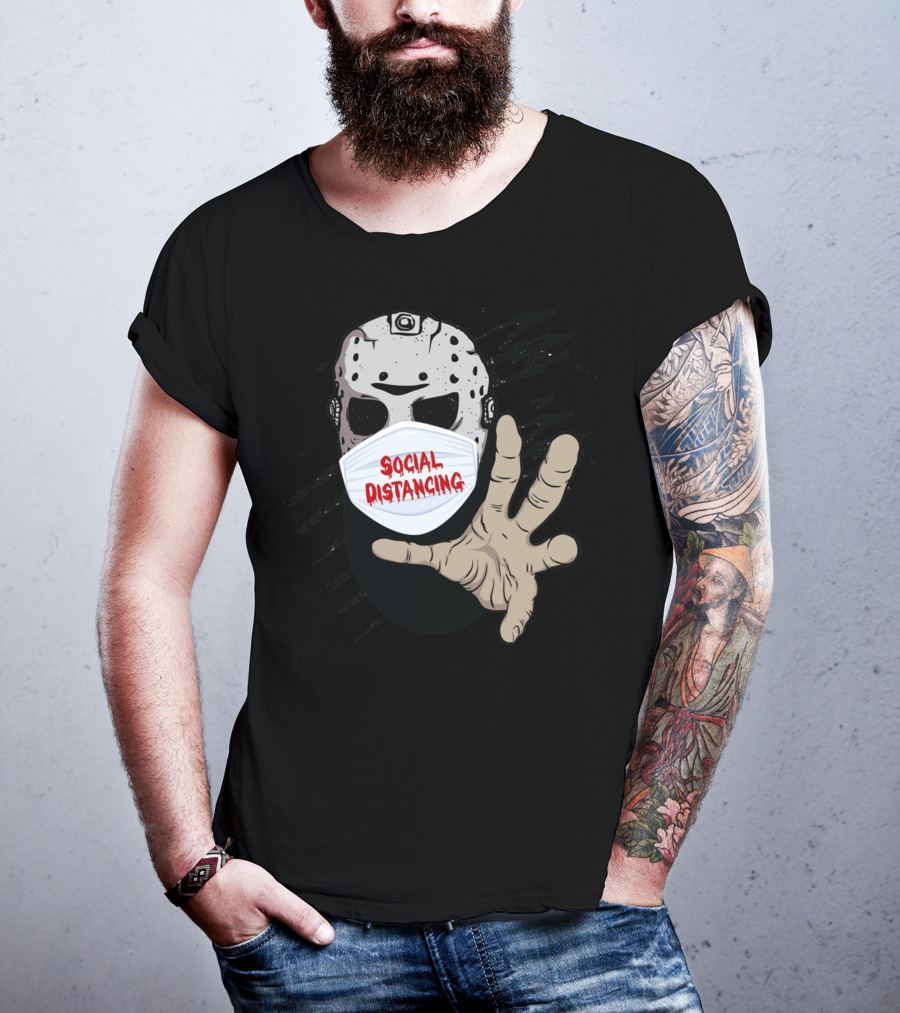 Jason Mask Social Distancing T-Shirt