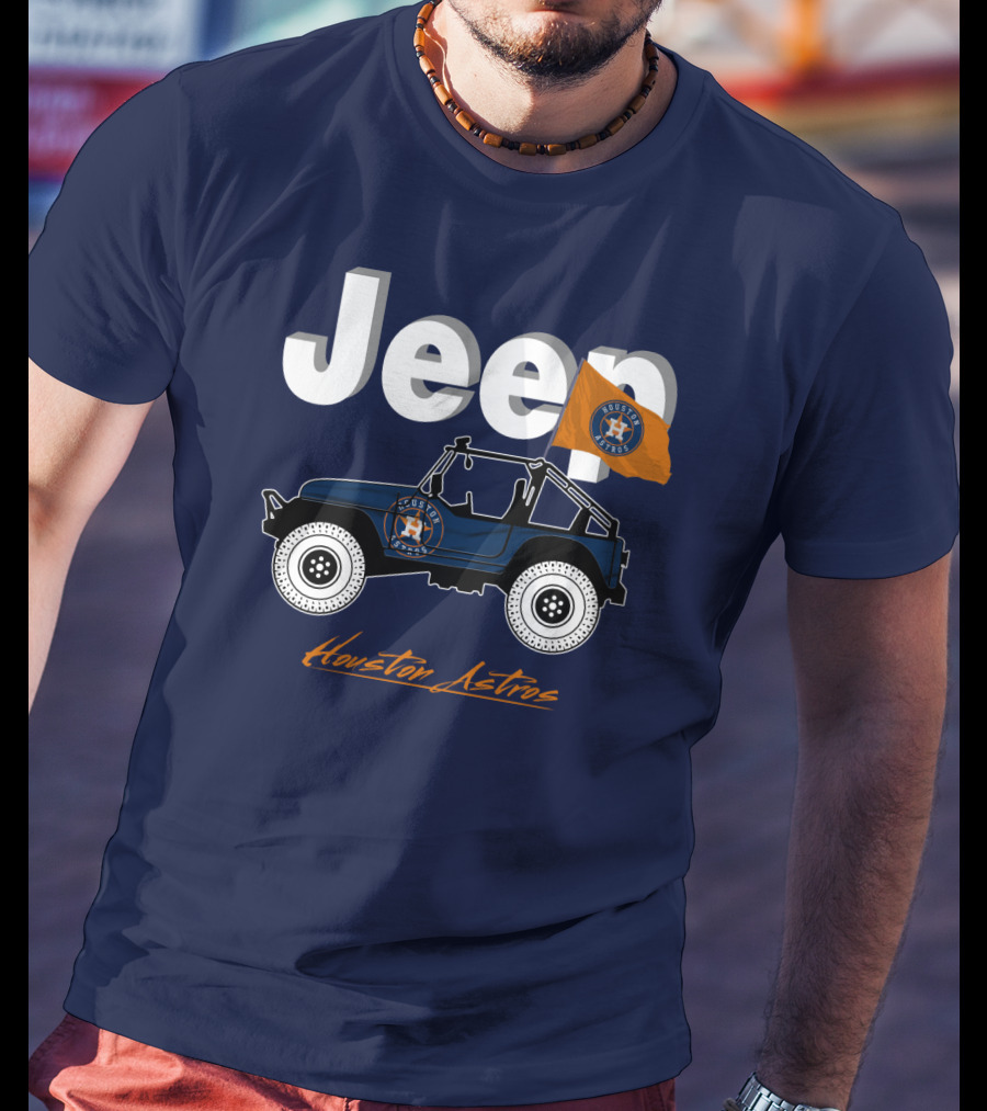 Jeep Houston Astros Flag T-Shirt