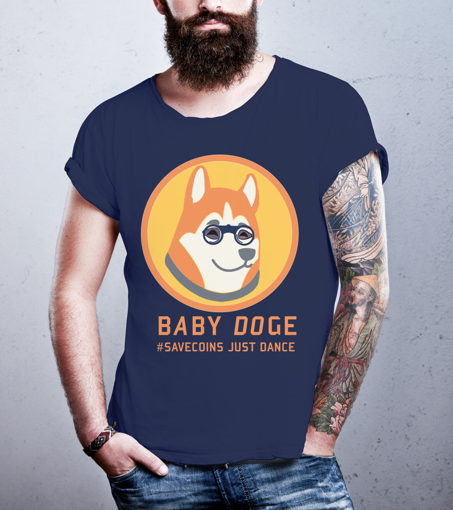Baby Doge #Savecoins Just Dance T-Shirt