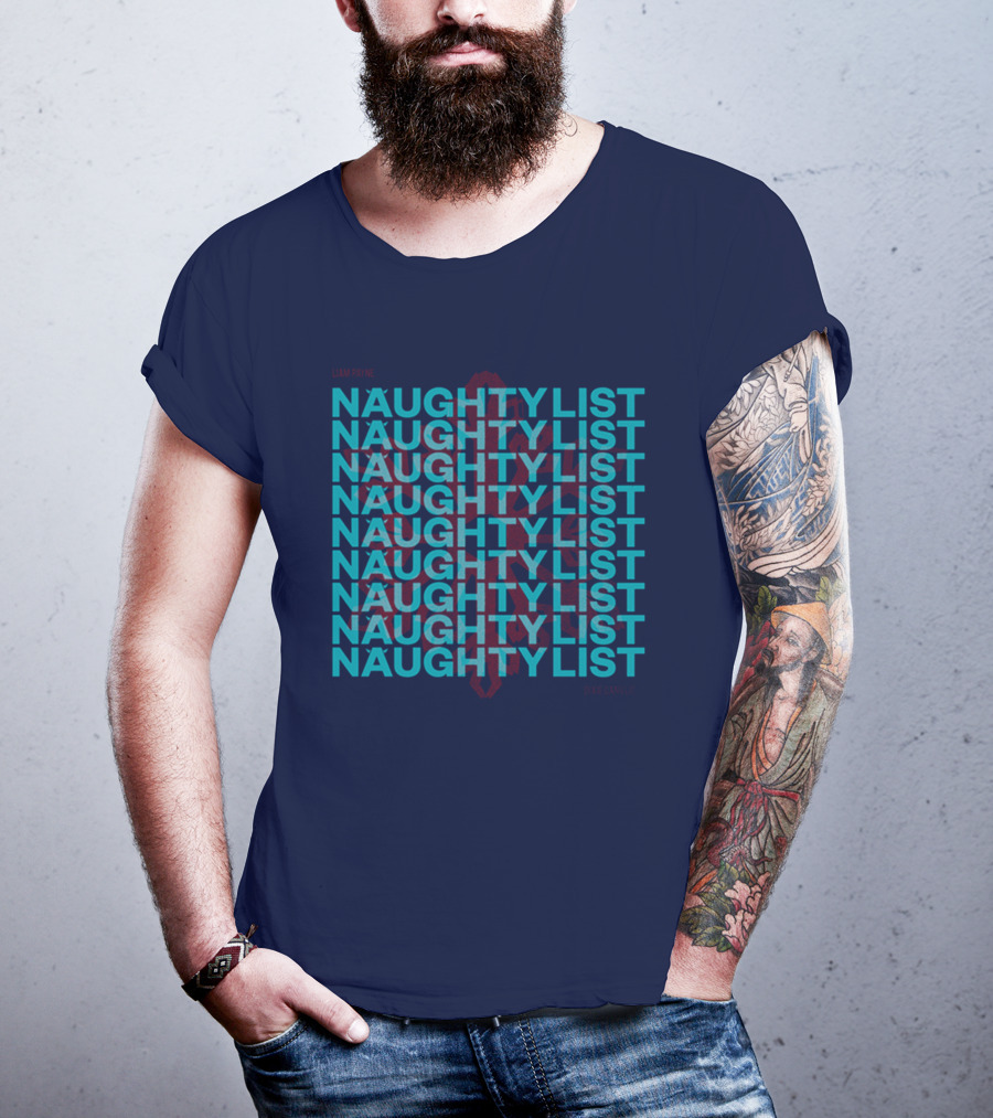 Liam Payne Naughty List Merch Shop Exclusive T-Shirt