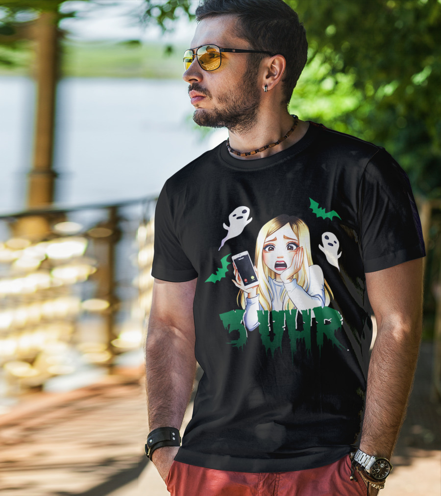 Rebekah Wing 3 Uhr Nachts Ghosts And Bats Phone Scare T-Shirt