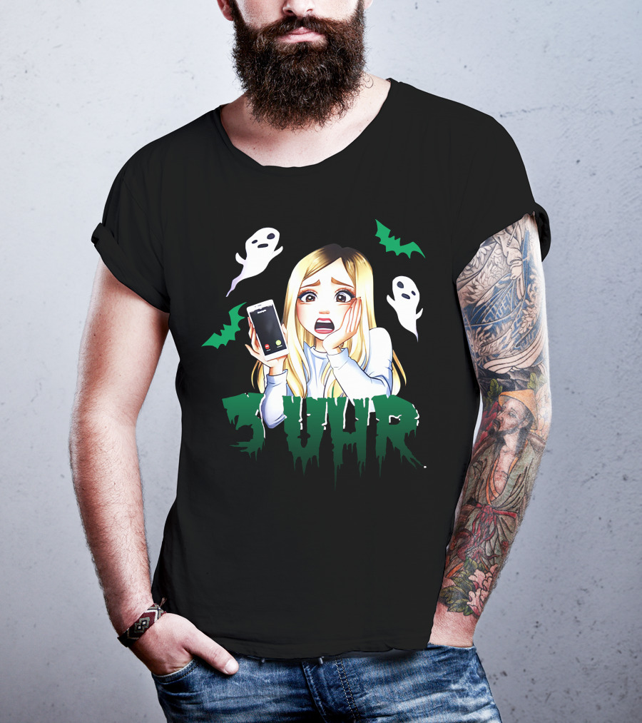 Rebekah Wing 3 Uhr Nachts Ghosts And Bats Phone Scare T-Shirt