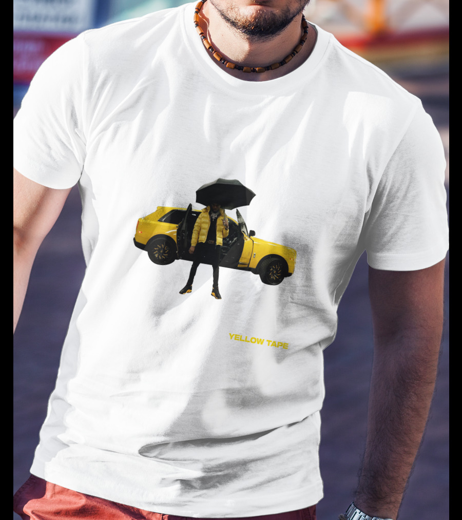 Key Glock Yellow Tape Car Umbrella T-Shirt