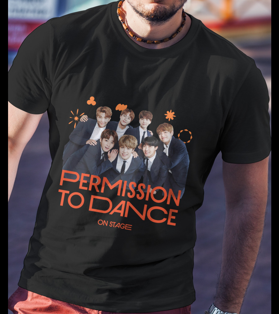 BTS Permission To Dance On Stage Group Photo T-Shirt