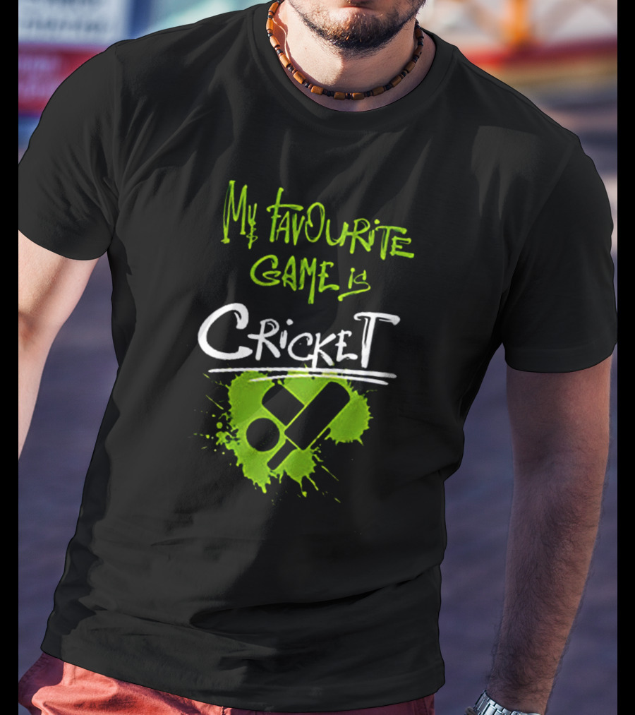 My Favourite Game Is Cricket T-Shirt