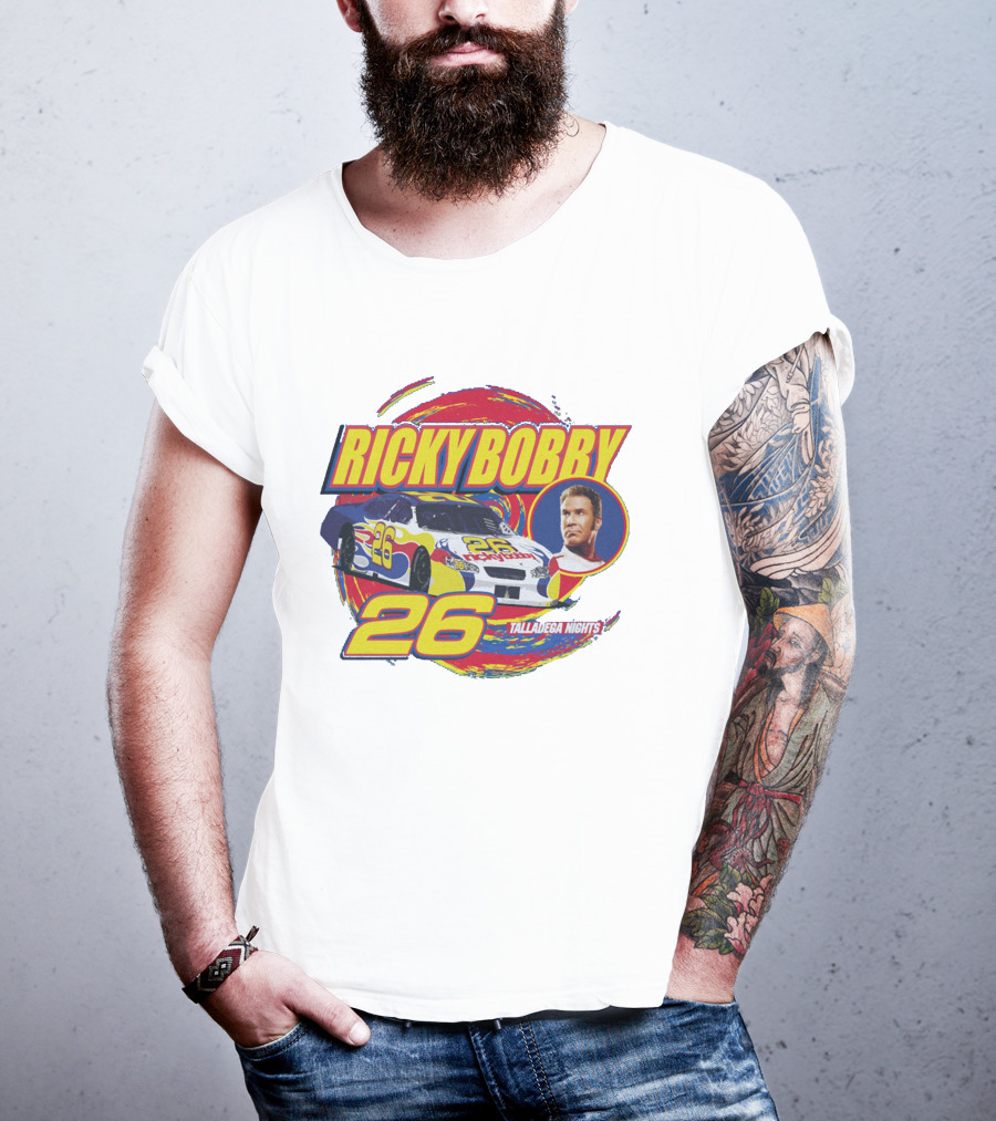 Ricky Bobby 26 Talladega Nights Racing Car T-Shirt