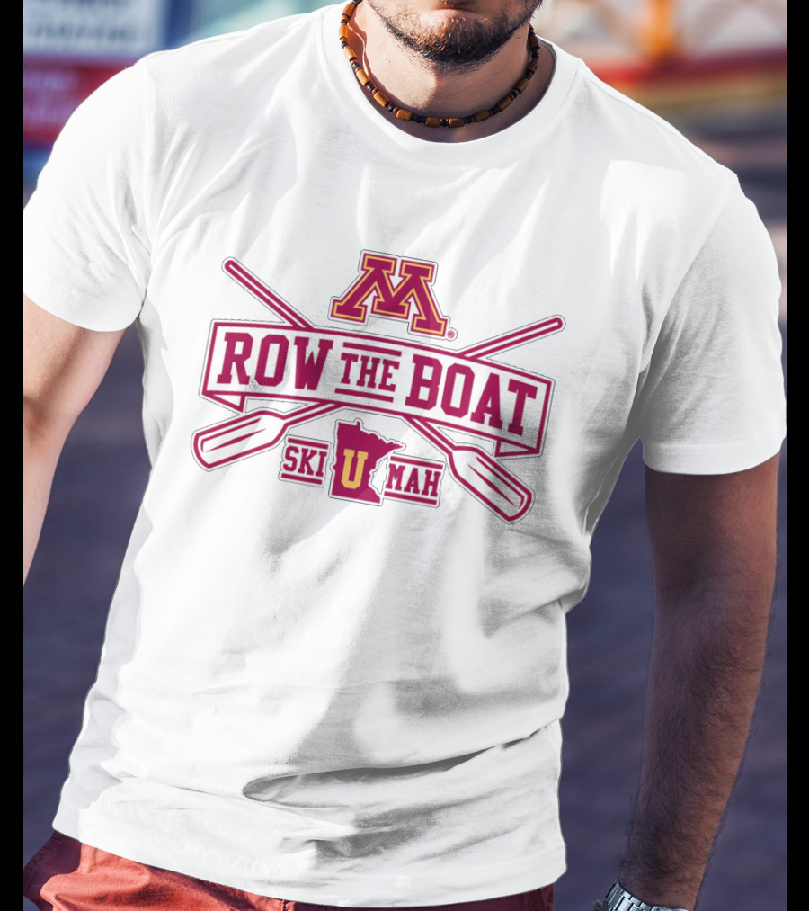 University Of Minnesota Row The Boat Ski-U-Mah T-Shirt