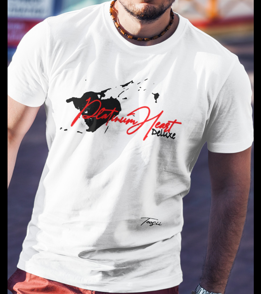 Toosii Platinum Heart Deluxe Merch T-Shirt