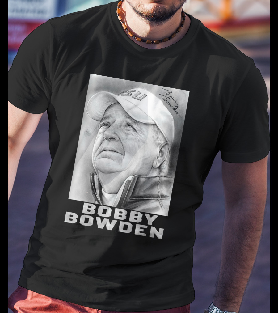 Bobby Bowden FSU Dadgummit Daggum Legend T-Shirt